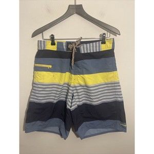 Patagonia Mens Board Shorts Swim Trunks Size 31 Blue Gray Unlined 11” Inseam